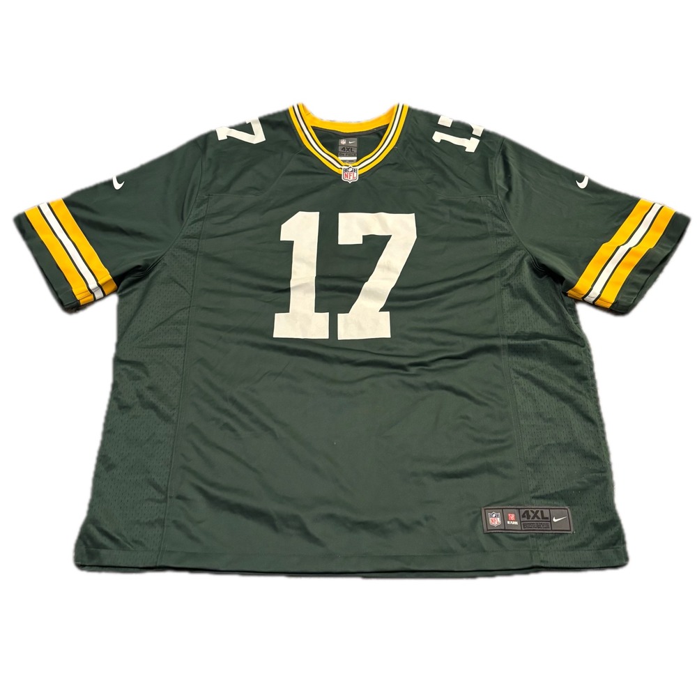 Nike Green Bay Packers Davante Adams 17 Jersey Mens 4XL Green NFL On Field
